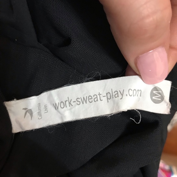 ❌Work Sweat Play | Athletic Tank Racerback Black M - Picture 6 of 6